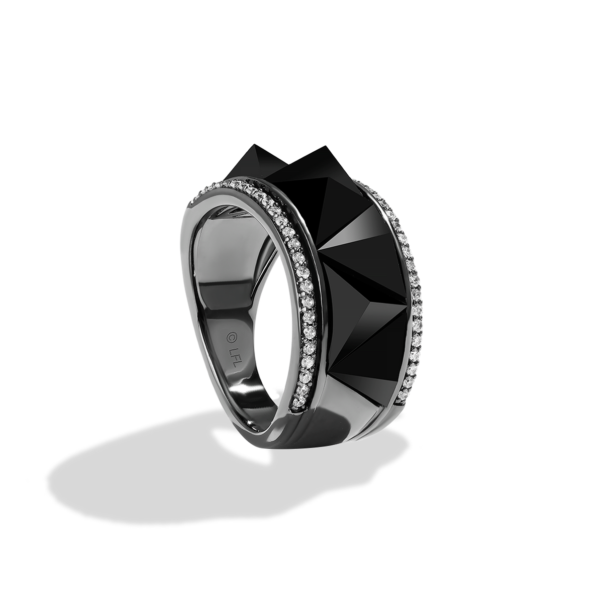 Star Wars™ Darth Vader™ White Diamond Women's Ring 1/4 CTTW Star Wars™ Fine Jewelry