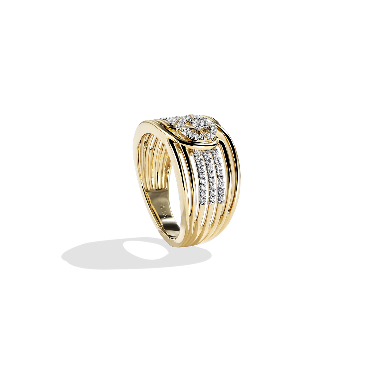 Star Wars™ C3PO White Diamond Women's Ring 1/4 CTTW Star Wars™ Fine