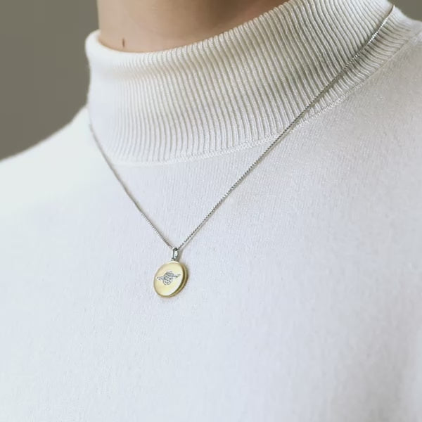 Star Wars™ Jedi™ Women's Pendant Sterling Silver and 10K Yellow Gold