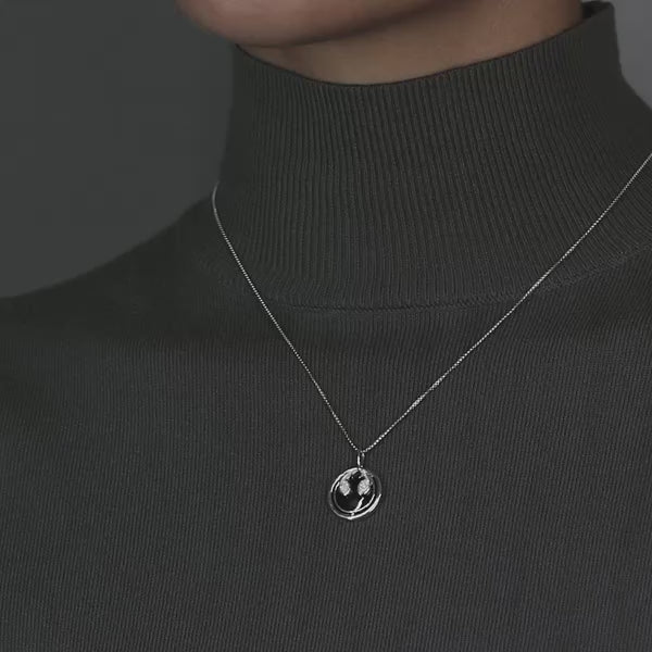 Star Wars™ Symbols White Diamond Women's Necklace | Star
