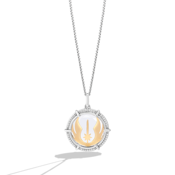 White gold medallion pendant deals