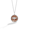 PLANET BESPIN’S CLOUD CITY WOMEN’S PENDANT 1/6 CT.T.W. Diamonds, Sterling Silver and 10K Rose Gold