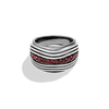 KYLO REN™  MEN'S RING with Garnet in Sterling Silver with Black Rhodium