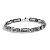 KYLO REN™  WOMEN'S BRACELET with Garnet in Sterling Silver with Black Rhodium
