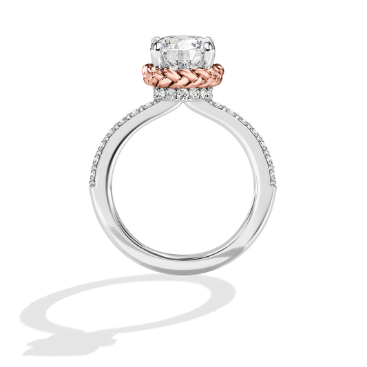 GALAXY STAR LAB GROWN DIAMONDS PRINCESS LEIA 14K Gold Women's Engagement Ring