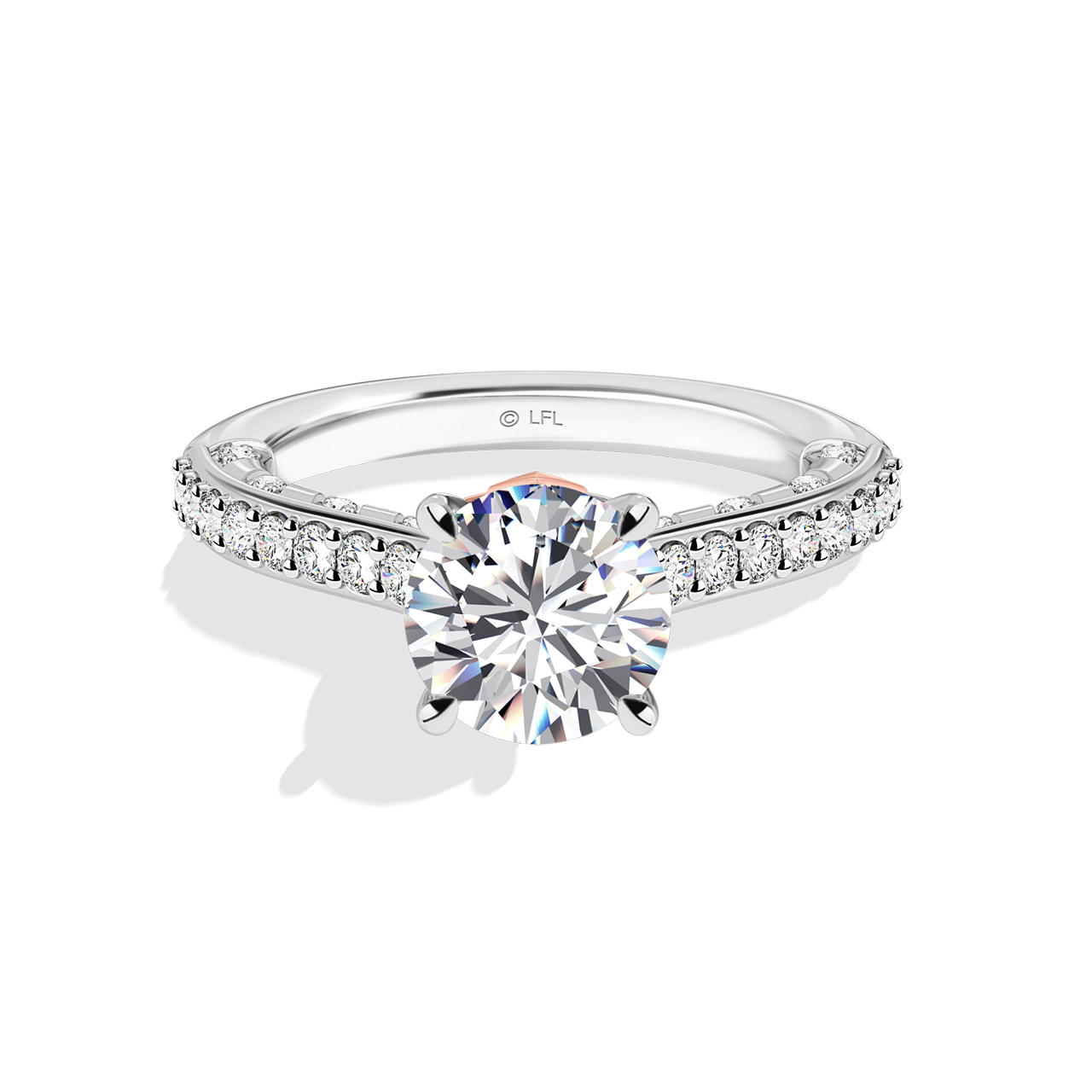 WHITE GOLD PEAR SHAPE DIAMOND ENGAGEMENT RING - Nelson's Jewelers