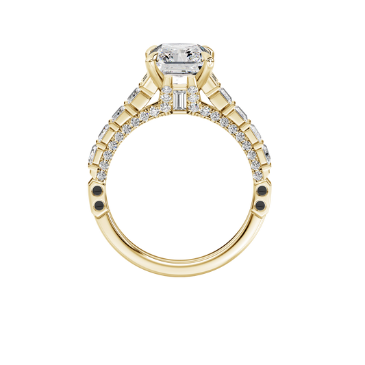 GALAXY STAR LAB GROWN DIAMONDS MILLENNIUM FALCON™ Engagement Ring in 14K Gold