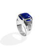 Star Wars R2-D2™  MEN'S RING Lapis Gemstone Silver Side view