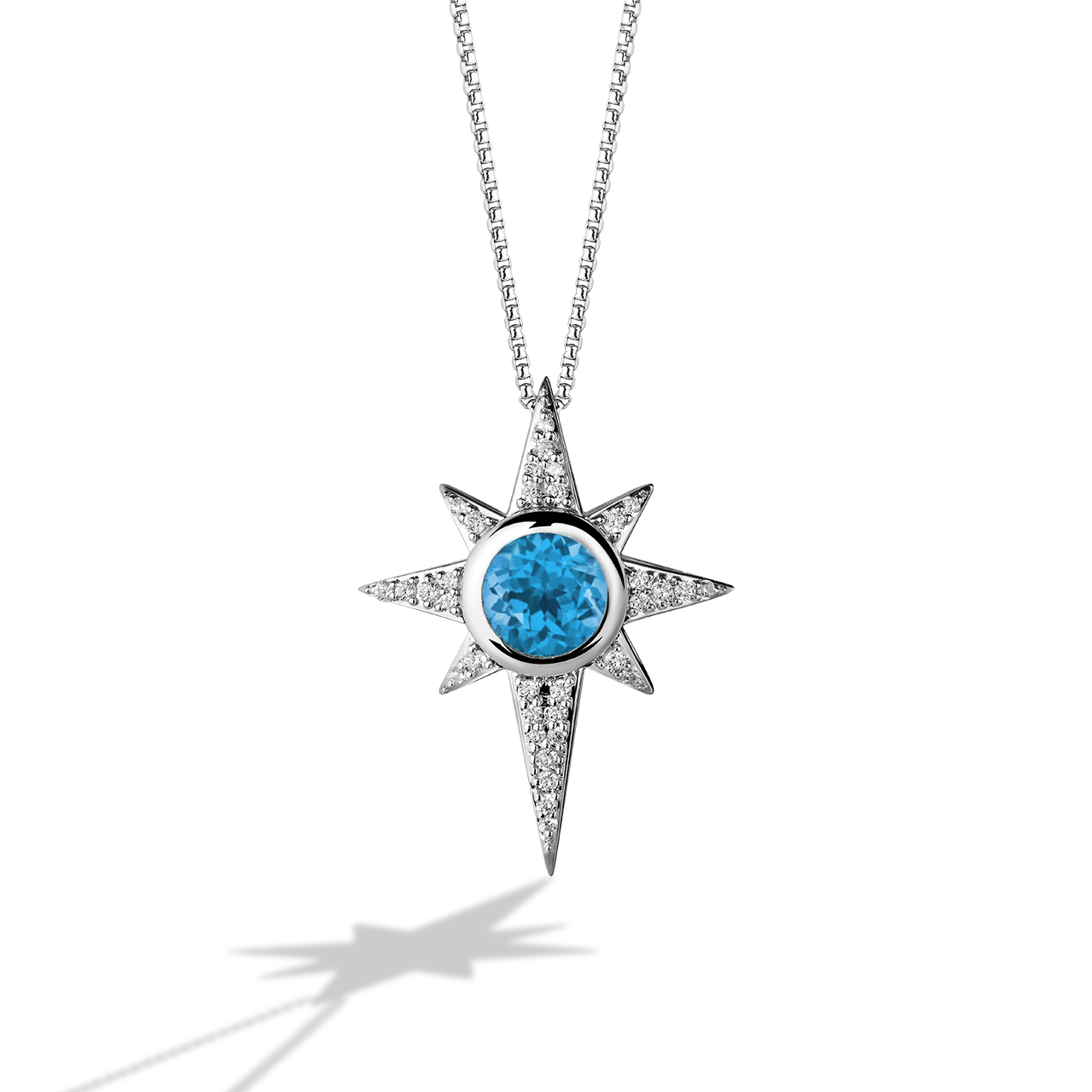 Topaz discount crystal necklace