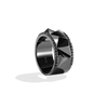 DARK ARMOR MEN'S RING 1/2 CT.TW. Black Diamonds Silver with Black Rhodium