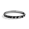DARK ARMOR WOMEN'S BANGLE  9/10 CT.TW. Black Diamonds Silver with Black Rhodium