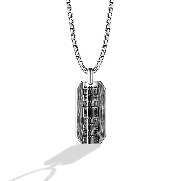 ザ・ウーキーメンズペンダント シルバー/ブラックロジウム