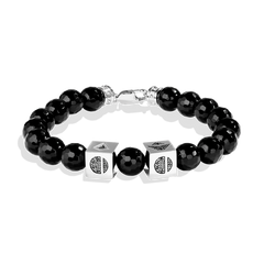 Star Wars™ Han Solo Black Diamonds Black Onyx Beading Men's