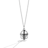 THE MANDALORIAN™ WOMEN'S PENDANT 1/10 CT.TW. Black and White Diamonds, Sterling Silver and Black Rhodium