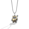 EWOK™ WOMEN'S PENDANT 1/5 CT.TW. Champagne and White Diamonds, Sterling Silver and 10K Yellow Gold