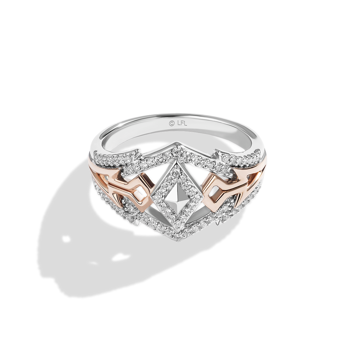 10k sterling online silver ring