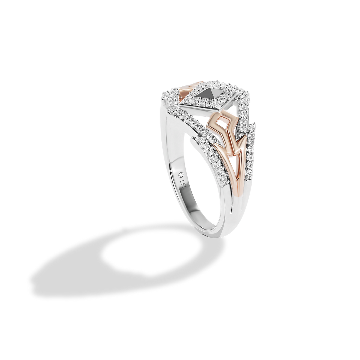 Star Wars™ Ahsoka Tano™ Diamond Women's Ring Sterling Silver and 10K