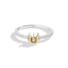 THE JEDI™ ORDER WOMEN'S RING Diamond Accent, Sterling Silver and 10K Yellow Gold