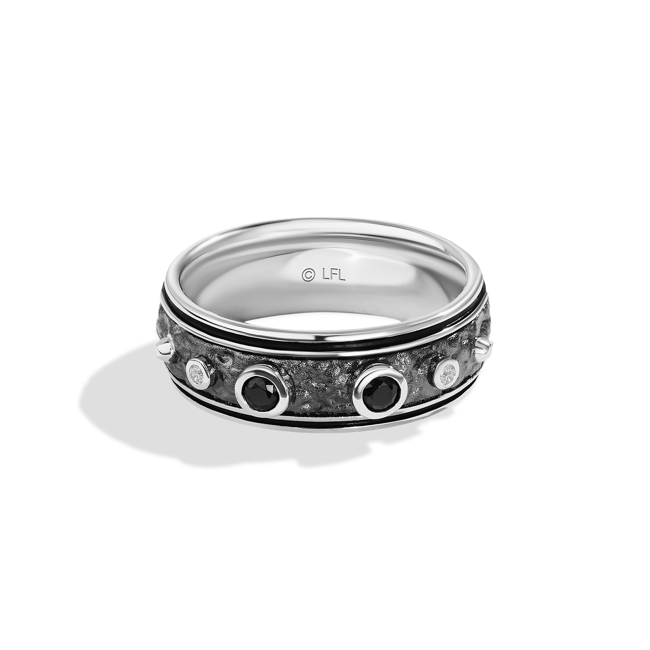 Star Wars™ Tusken Raider Diamond Accent, Black Spinel Men's Ring