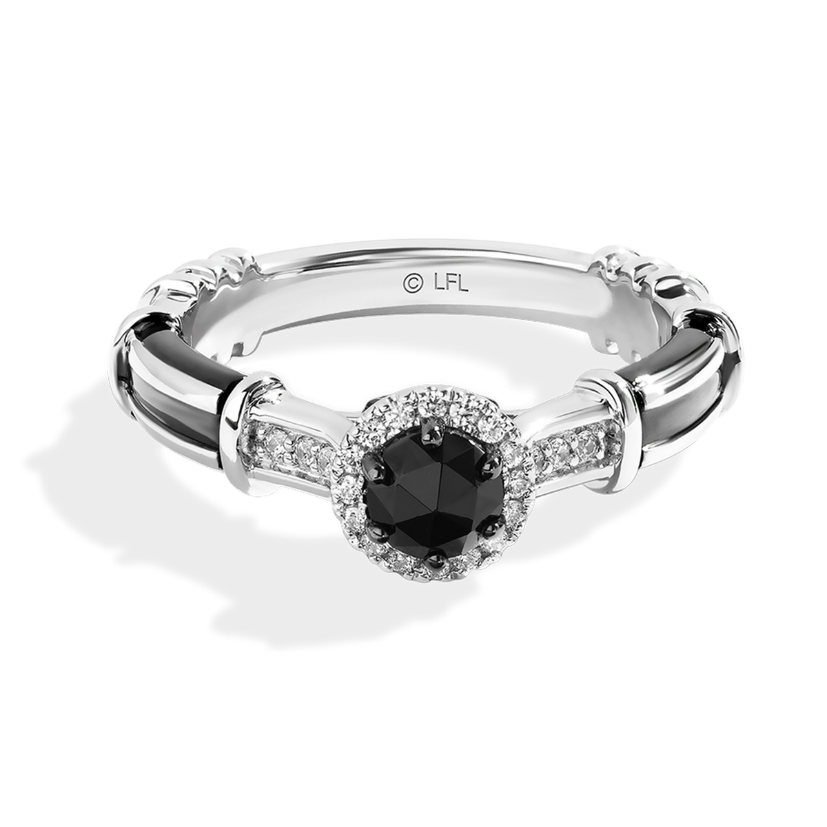 Star Wars™ Darth Vader™ White Diamond Engagement Ring 5/8 CTTW Star Wars™ Fine Jewelry