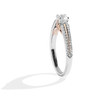 GUARDIANS OF LIGHT 3/4 CT.TW Diamond Engagement Ring, 14K White and Rose Gold