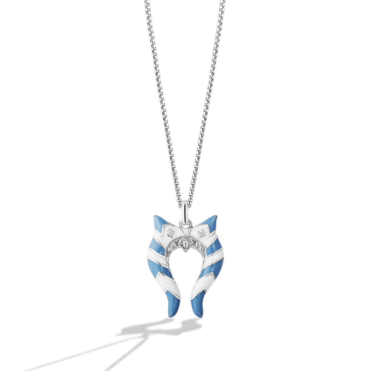 Star Wars Ahsoka Tano Diamond Necklace Pendant