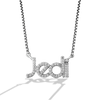 Star Wars™ Into the Galaxy Diamonds Necklace Pendant in Sterling Silver 1/6 CTTW View 1