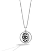 Star Wars™ Into the Galaxy White & Black Diamonds Necklace Pendant in Sterling Silver 1/5 CTTW View 3