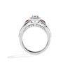 AHSOKA TANO™ 14K WHITE GOLD AND ROSE GOLD ENGAGEMENT RING with 1 CT.TW. Diamonds
