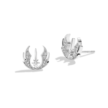 TALISMAN Orecchini Anello Ribelle Star Wars In Argento Sterling 925 - Gioielli Artigianali Con Placcatura Rodio, Regalo Per Fan