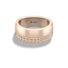 Star Wars™ Princess Leia Diamonds Women's Ring in 10K Rose Gold 1/10 CTTW View 3