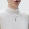 THE JEDI™ MASTER WOMEN'S PENDANT 1/10 CT.TW. White Diamonds Silver and 10K Yellow Gold