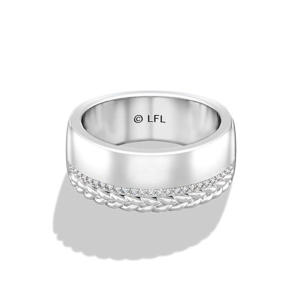 GALACTIC ROYALTY WOMEN'S RING 1/10 CT.TW. Diamonds, Sterling Silver